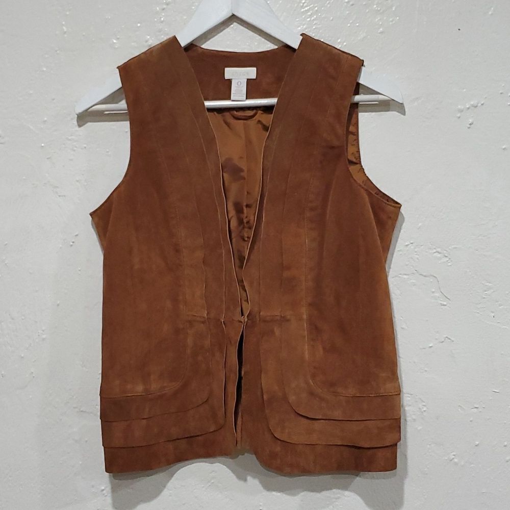 Genuine Suede Vest Size S
